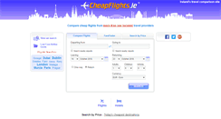 Desktop Screenshot of cheapflights.ie
