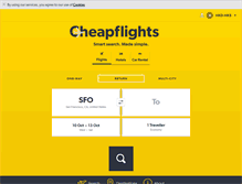Tablet Screenshot of cheapflights.com.hk