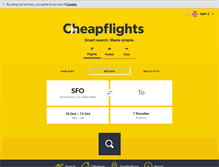 Tablet Screenshot of cheapflights.co.uk